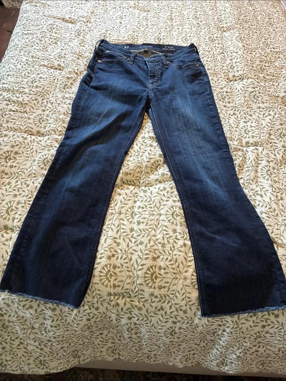 J. Crew Women's Boot Crop in Dark Indigo